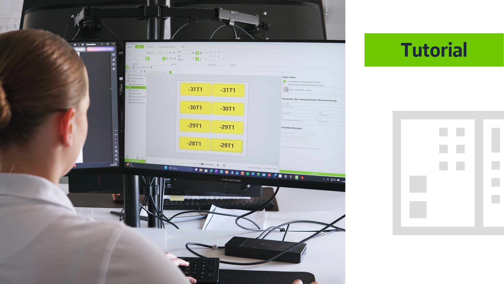 Smart Script: Beschriftungen anlegen, bearbeiten und formatieren